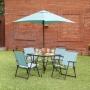 [STYLE-MESA-214794

] Juego De Jardin 6 Piezas Amberview Teal