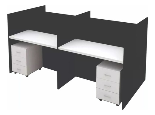 [MOB-EST-4] Estacion De Trabajo Para 4 Personas 240X120