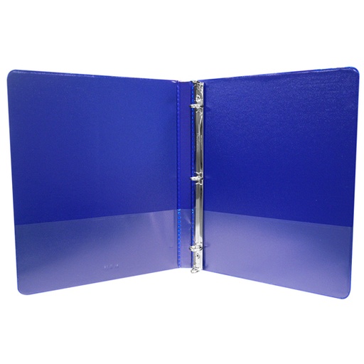 [AZO-CAR-9501AZ] Carpeta Panorámica Con Cristal Kinera, Tamaño Carta De 1/2" Herraje "O" Color Azul