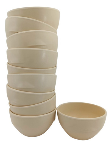 [CAF-PLATOSOP-10CM]  Tazon Consome Melamina Beige 240 M