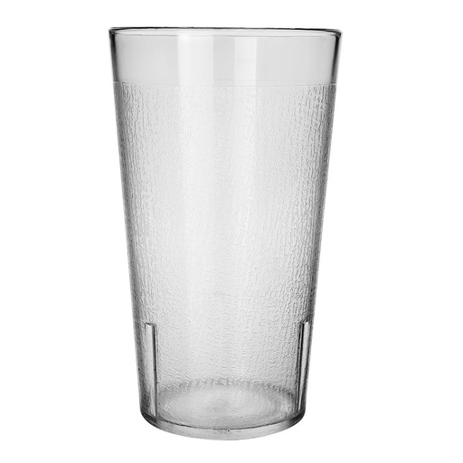 [CAF-VASO-380ML] Vaso de refresco de policarbonato natural texturizado 380 ml