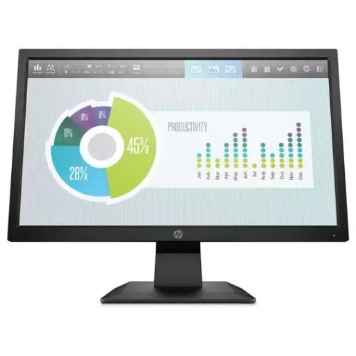 [HP-MON-5RD66AA ] Monitor HP de 19.5", resolución HD 1600X900, 1 VGA, brillo 200 nits, 3 años de garantía con proveedor.