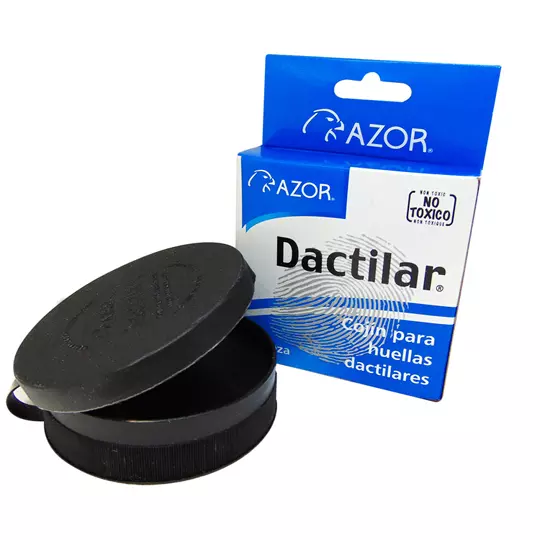 [AZO-COJ-62] Cojín Dactilar Azor Color Negro