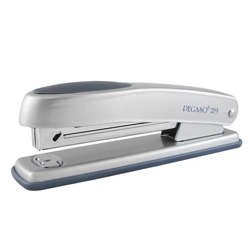 [AZO-ENG-219] Engrapadora Metálica Pegaso 219 Tira Completa Color Gris