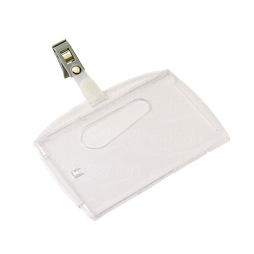 [AZO-GAF-1003] Gafete Con Caimán Sablón Uso Horizontal 7X11Cm