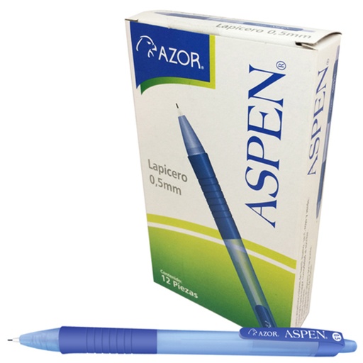 [AZO-LAP-6470] Lapicero Hb Azor Aspen 0.5 Mm Caja Con 12 Piezas