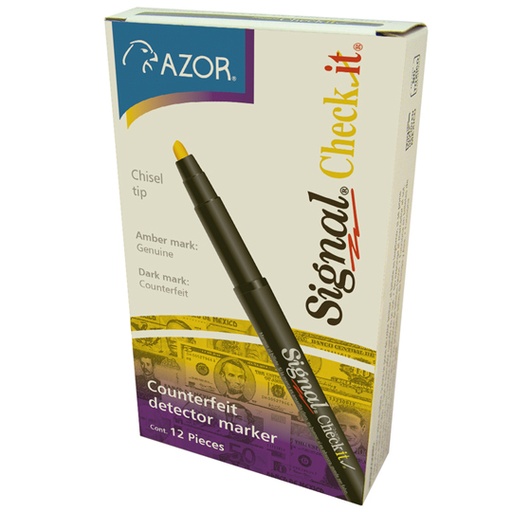 [AZO-MAR-3200C] Marcador Para Billetes Signal Checkit Pu