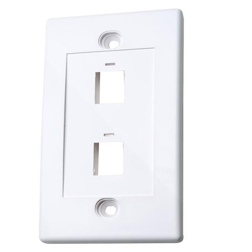 [IC-CO-163293] Tapa Intellinet (Faceplate) 2 Puertos Co