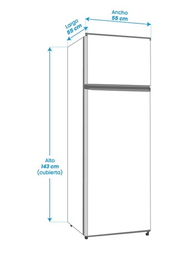 [MD-RT210-CCNLS] Refrigerador Top Mount 8 Pies Cúbicos