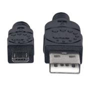 [IC-CO-307178] Cable Manhattan Usb A-Micro B V2.0 1.8M Negro