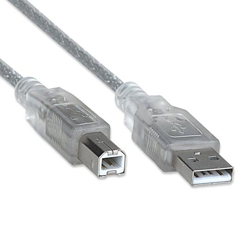 [IC-CO-340465] Cable Manhattan Usb A-B V2.0 4.5M Plata