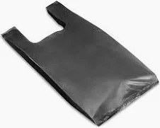 [BOL-CAM-JUMBO] Bolsa Negra tipo camiseta