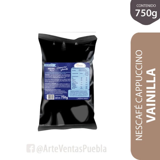 [NES-CPCN-VC6] Cappuccino Vainilla Nescafé Alegria Cj 6 / 750 Gr