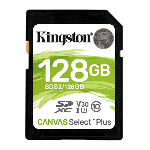 [ME-KIN-128GSDS2] Tarjeta Sd Kingston Canvas Select Plus 1