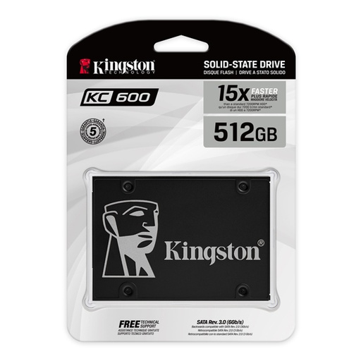 [ME-KIN-512KC600] Unidad De Estado Solido Kc600, 512Gb