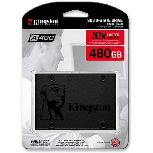 [ME-KIN-A400480G] Unidad De Estado Solido Kingston 480Gb