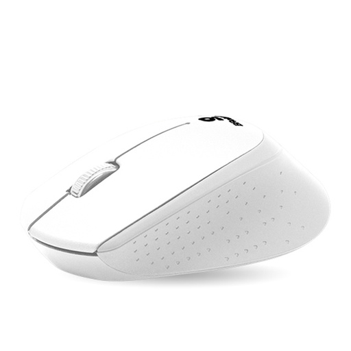 [BR-ACC-600809] Mouse Inalambrico Con Baterias Blanco