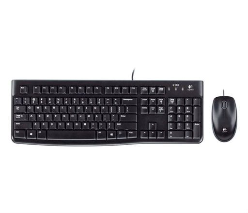 [PF-LOG-0096] Kit Logitech De Teclado Y Mouse Mk120 Alámbrico