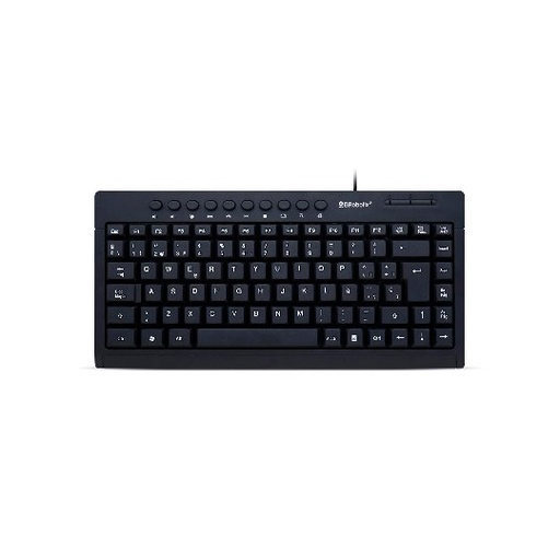 [BR-ACC-963067] Teclado Usb Mini Negro Multimedia, Brobotix