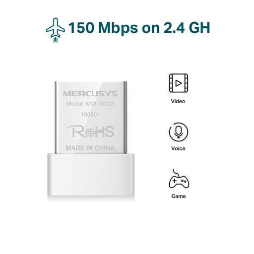 [TPL-TL-MW150US] Lm-Adaptador Mini N150 Mercusys