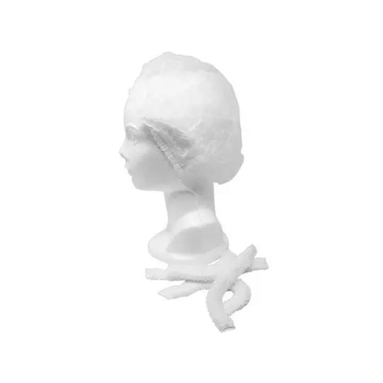 [AB-COFIA-29MP] Cofia Tipo Gusano Escoffier Paquete Con 100 Piezas