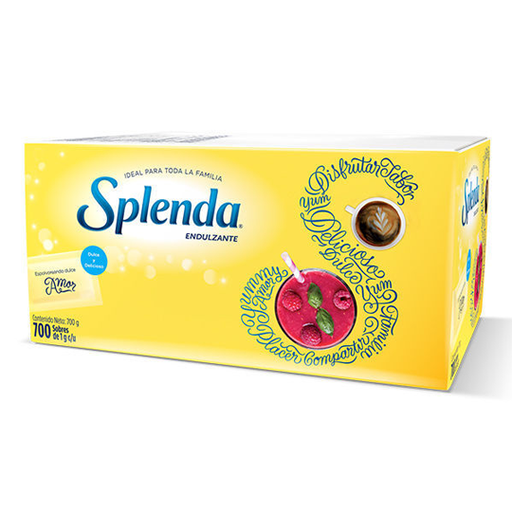 [ABR-ENDU-SPL700] Endulzante Splenda Sin Calorías 700 Sobres