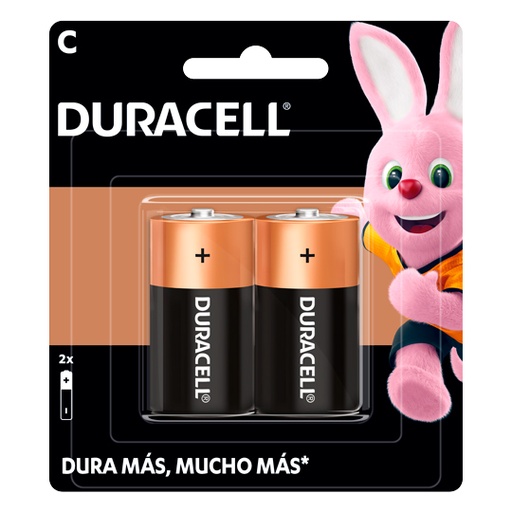 [DUR-PIL-C-2] Pila Alcalina Duracell C Blíster Con 2 P