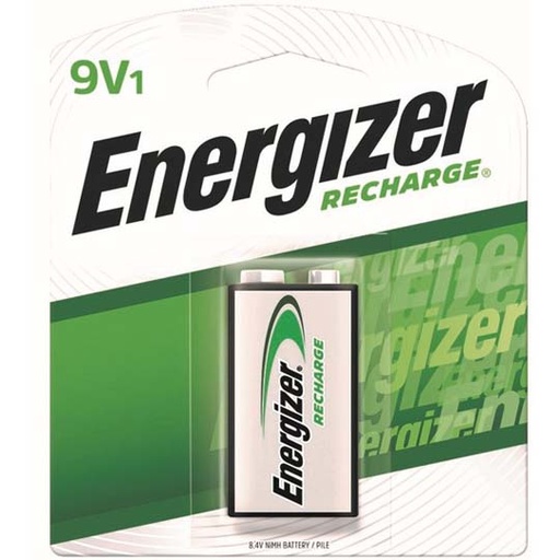 [ENE-PIL-9VREC] Pila Recargable Energizer 9V Blíster De 1 Pieza