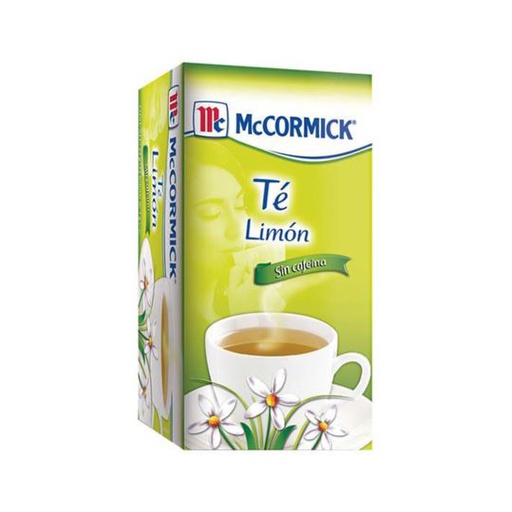 [MCC-TE-LIMON25] Té Limón Mccormick Caja Con 25 Sobres