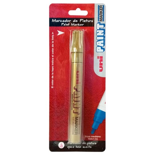 [AZO-MAR-PX20OR1] Marcador Permanente Unipaint Punta Ba