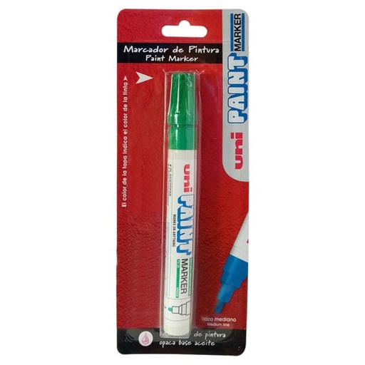 [AZO-MAR-PX20VE1] Marcador Permanente Unipaint Punta Bala