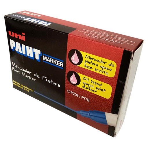 [AZO-MAR-PX20VEC] Marcador Permanente Unipaint Punta Bala