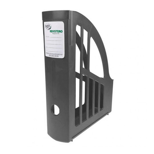 [AZO-REV-1925NE] Revistero Sablón Tamaño Carta Color Negr