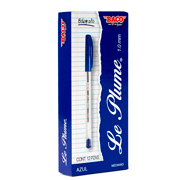 [BAC-BOL-PLUMA12] Bolígrafo Le Plume Azul, Punto Mediano 1.00 Mm 12 Piezas