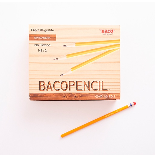 [BAC-LAP-PENCILC] Lápiz Bacopencil Hb No.2, Coletivo 50 Pi