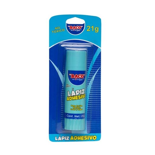 [BAC-PEG-PG13] Lapiz Adhesivo Baco 21G Blister 1 Pieza