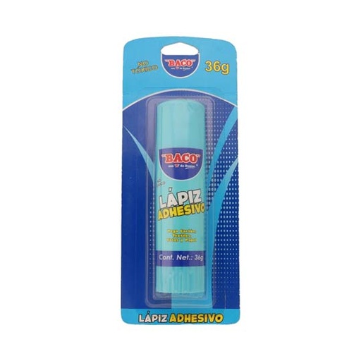 [BAC-PEG-PG15] Lapiz Adhesivo Baco 36G Blister 1 Pieza