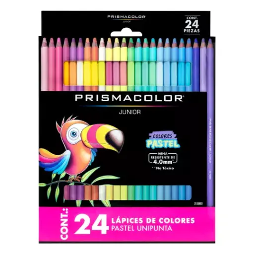 [BER-COL-35893] Colores Prismacolor Junior Con 24 Piezas Colores Pastel