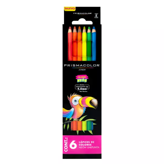 [BER-COL-35895] Colores Prismacolor Junior Con 6 Piezas Colores Neón