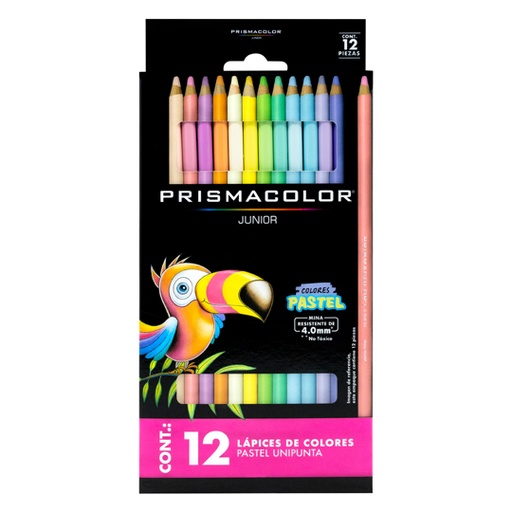 [BER-COL-35896] Colores Prismacolor Junior Con 12  Piezas Color Pastel