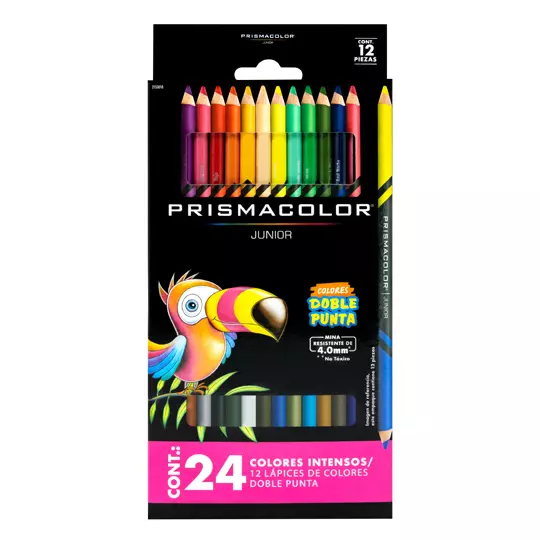 [BER-COL-53018] Colores Prismacolor Junior Doble Punta Con 12 Piezas