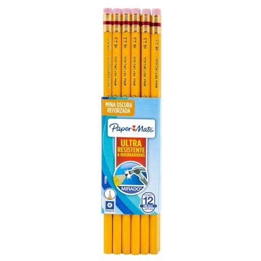 [BER-LAP-214008] Lápiz Mirado No 2.5 Hexagonal Fajilla Co