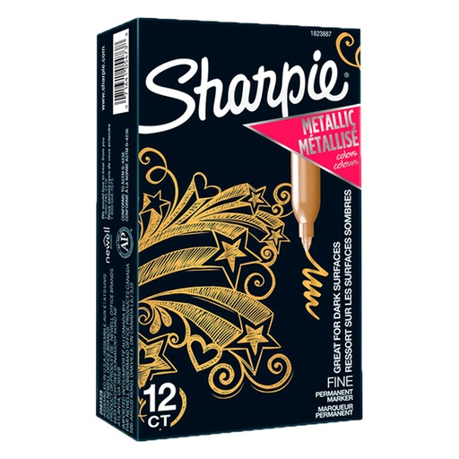 [BER-MAR-1823812] Marcador Fino Permanente Sharpie Color D