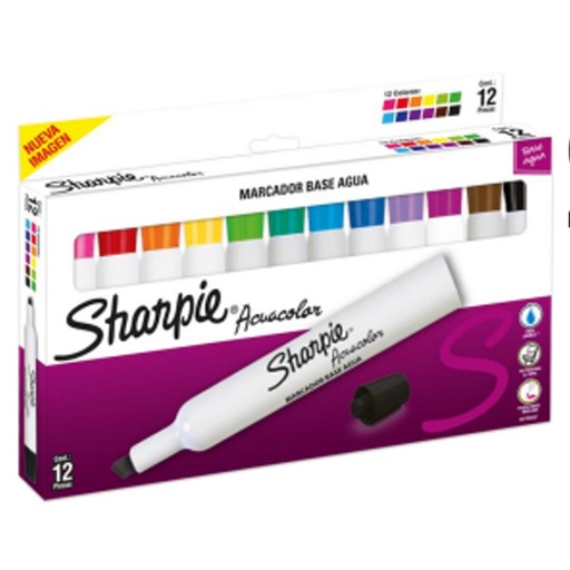 [BER-MAR-2184215] Sharpie Acuacolor 12 Pz Col. Surtidos