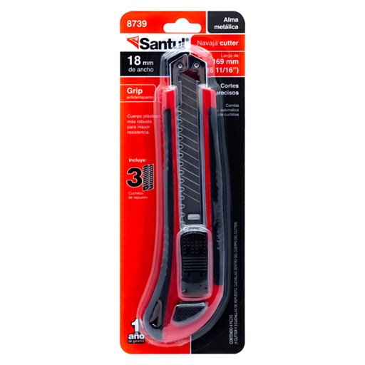 [SAN-CUT-8739] Cutter Con Alma Metálica Santul De 6 Pul