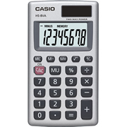 [CAS-CAL-HS8VA] Calculadora Básica portatil 8 Dígitos Casio 
