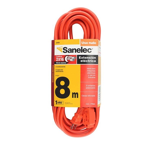 [SAN-EXTE-2409] Extensión De Uso Rudo Santul 8 M Naranja
