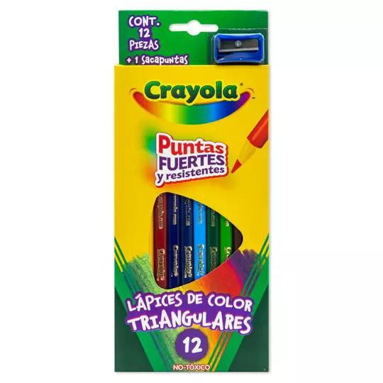 [CRA-COL-684212] Colores Triangulares Crayola Con 12 Piezas