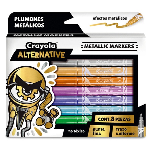 [CRA-MAR-88628] Marcadores Crayola Alternative Metali