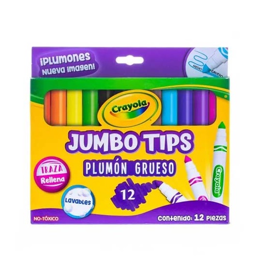 [CRA-PLU-580808] Plumones Crayola Brillantes Gruesos Lava